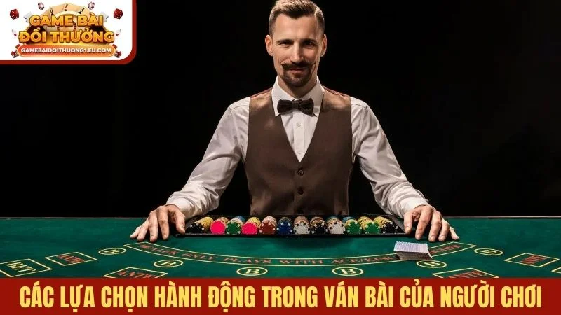 Các lựa chọn hành động trong ván bài của người chơi