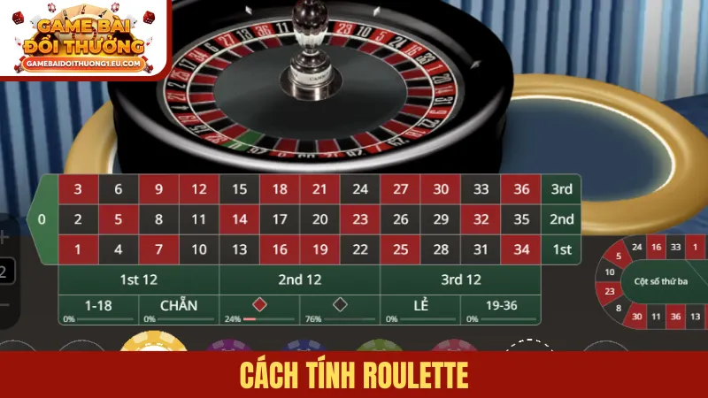 Cách tính Roulette