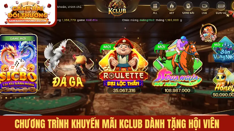 Chương trình khuyến mãi Kclub dành tặng hội viên