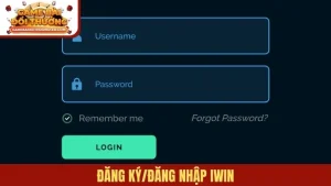 đăng ký/đăng nhập Iwin