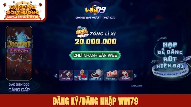 Đăng ký/Đăng nhập Win79