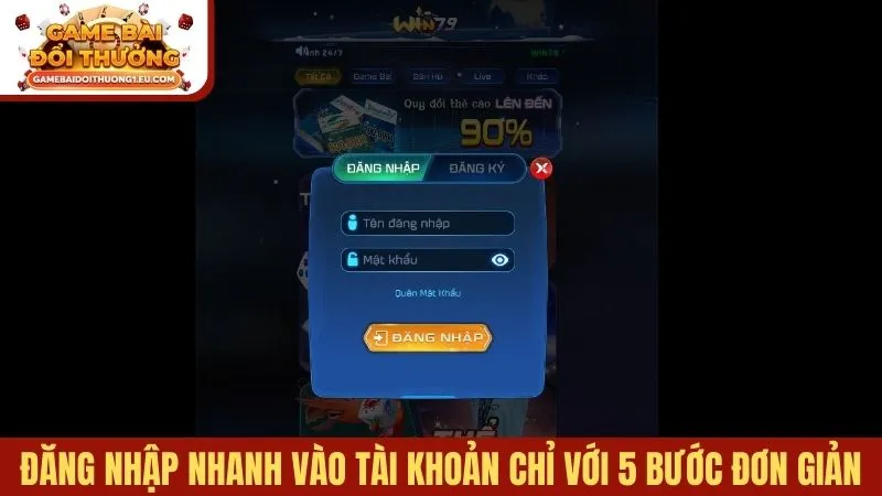 Đăng nhập nhanh vào tài khoản chỉ với 5 bước đơn giản