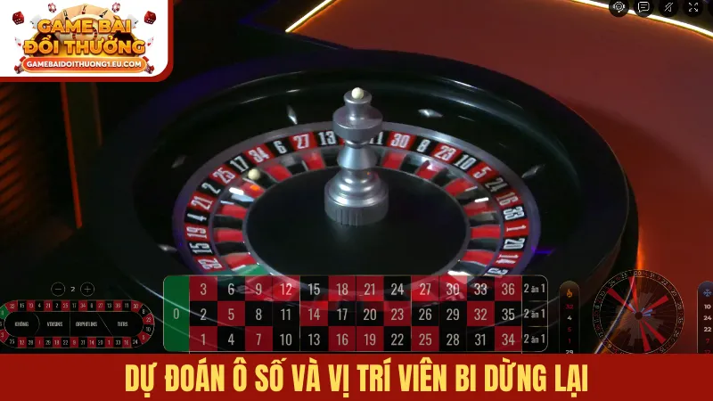 Dự đoán ô số và vị trí viên bi dừng lại