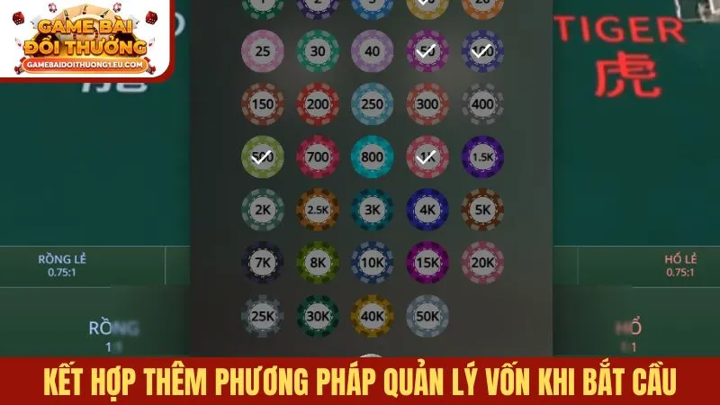 Kết hợp thêm phương pháp quản lý vốn khi bắt cầu