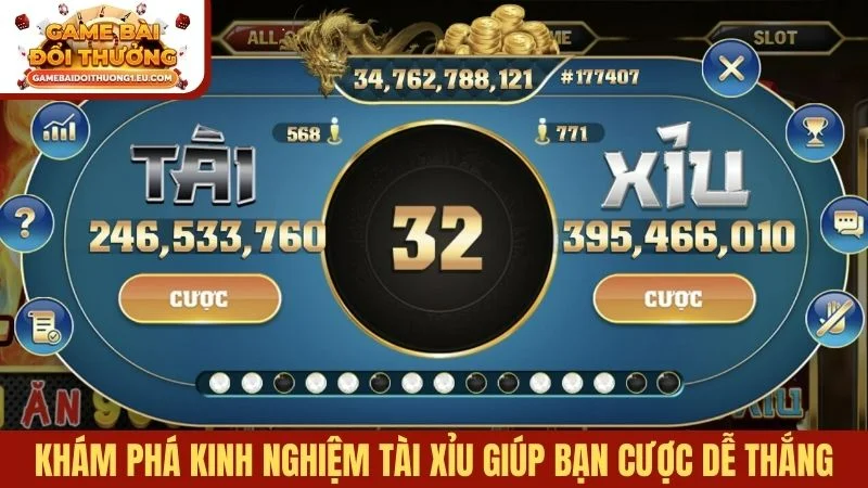 Khám phá kinh nghiệm Tài xỉu giúp bạn cược dễ thắng
