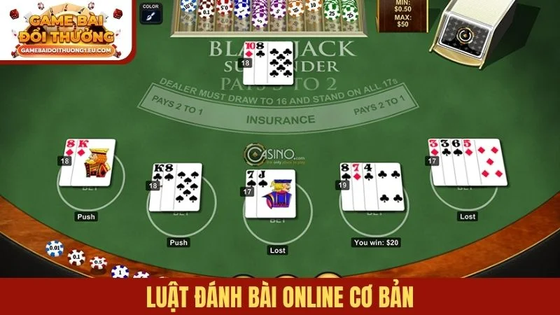 Luật đánh bài online cơ bản