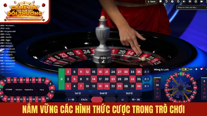 Nắm vững các hình thức cược trong trò chơi