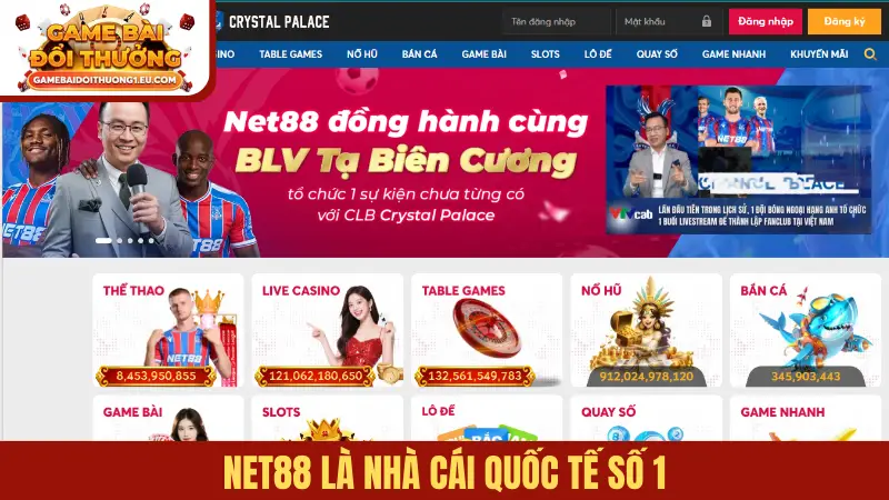 Net88 là nhà cái quốc tế số 1