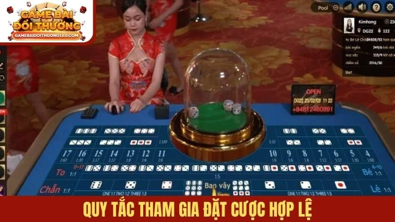 Quy tắc tham gia đặt cược hợp lệ