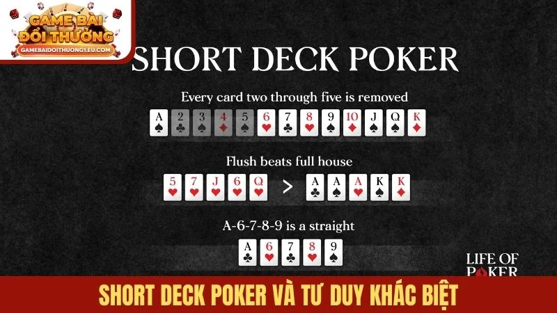 Short Deck Poker và tư duy khác biệt