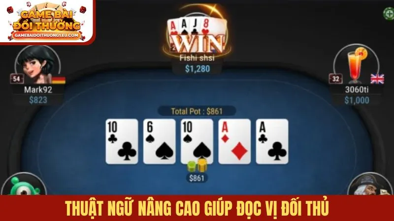 Thuật ngữ nâng cao giúp đọc vị đối thủ