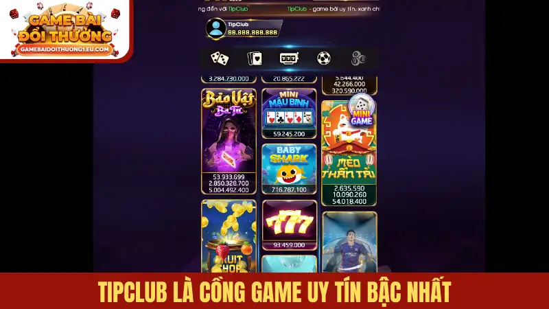 TipClub là cồng game uy tín bậc nhất